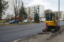 Ulica Bezpieczna w przedostatni dzień remontu